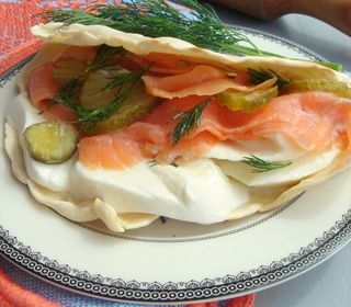 Piadina Salmón