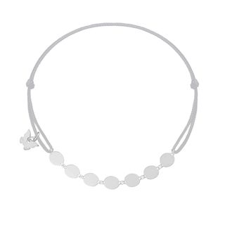 Narukvica siva okruglih ploča, CC-SL-RP-W