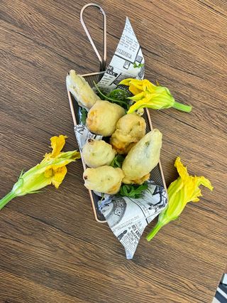 Fiori di zucca ripieni - 1 pezzo