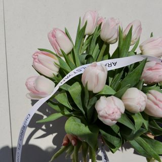 Ramo de 11 Tulipanes Rosado