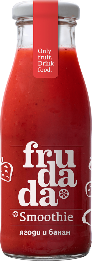 Смути фрудада ягода и банан (250мл)