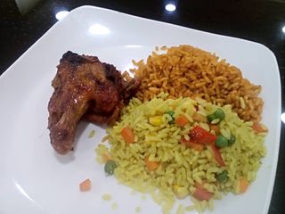 Top up Jollof rice + Chicken