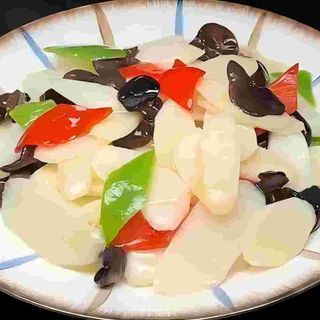 Yuca salteado 炒山药