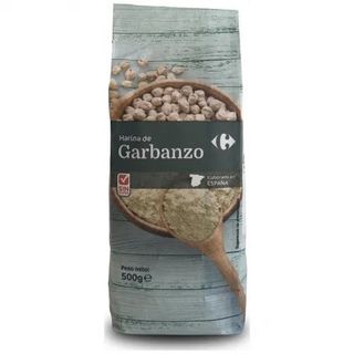 Harina de Garbanzo Carrefour sin Gluten 500 Gr.