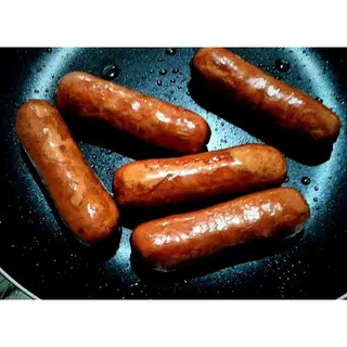 Smokie with Kachumbari