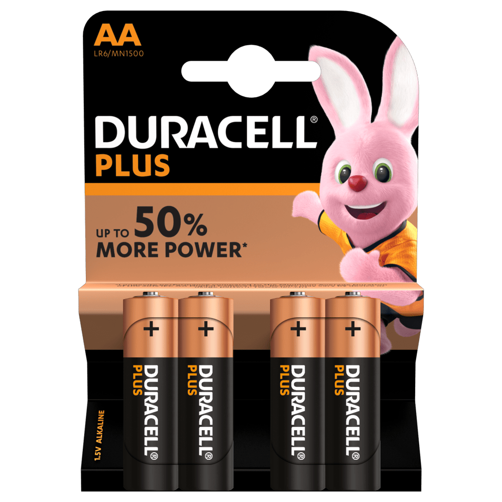 Duracell Battery Plus Aax4 Lr6/Mn1500