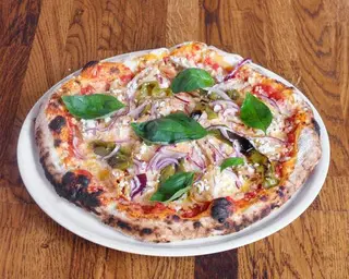 Pizza De Pollo Vegana (26 Cm.)