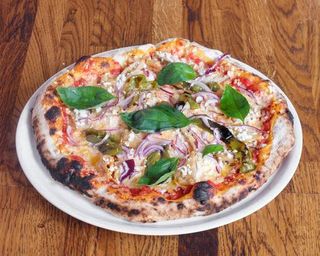 Pizza De Pollo Vegana (26 Cm.)