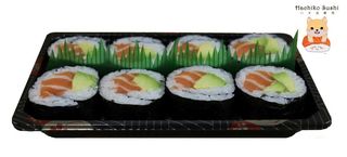 Futomaki Salmón y Aguacate (10 pzas.)