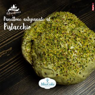 Panettone al pistacchio con barattolo