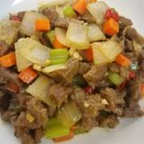 Ternera con verduras