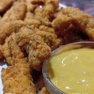 Tapa Caliente De Tiras De Pollo Cajún