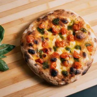 Focaccia Tomate Y Pesto
