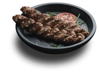 З СИРОМ ЛЮЛЯ-КЕБАБ З ТЕЛЯТИНИ ТА БАРАНИНИ 200г