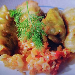 Sarmale de post cu mamaliga 