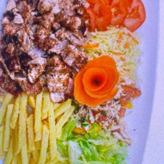 Piatto kebab menu