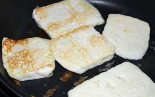 Queso de cabra a la plancha