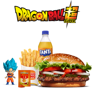 Menú Whopper® Super Saiyan Con Figura Grande