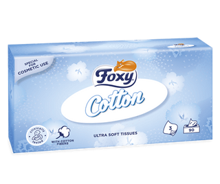 Chusteczki higieniczne Foxy(90szt.). 0.14кг