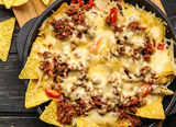 Nachos De Carne Y Queso