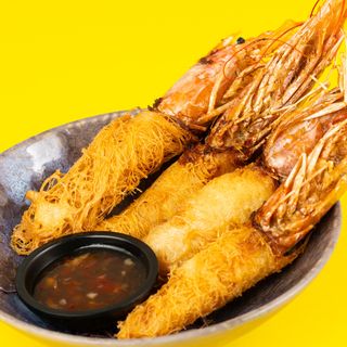 Gamberi in pasta kataifi - 4 pezzi