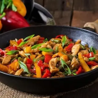Мясо с овощами