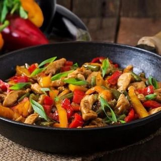 Мясо с овощами