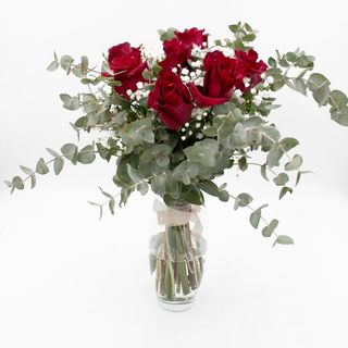 Ramo de 6 rosas rojas