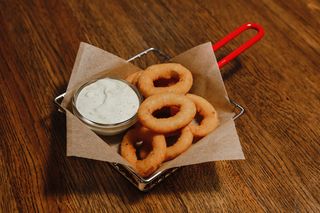 Луковые кольца/ Inele de ceapa