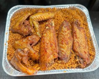Jollof Rice and Turkey