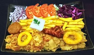 Plato especial de kebab