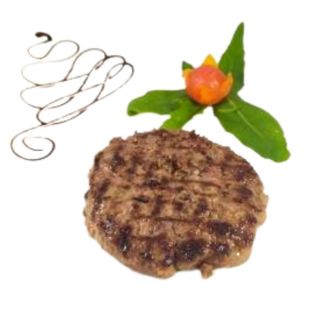 Hambur di spinaci al piatto