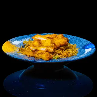 B27 Massa de Arroz com Frango Panado