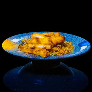 B27 Massa de Arroz com Frango Panado