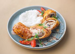 Куриные рулеты с сыром  Моцарелла