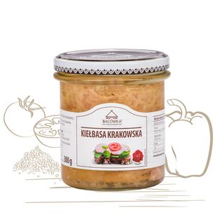 Kiełbasa krakowska w słoiku 300 g