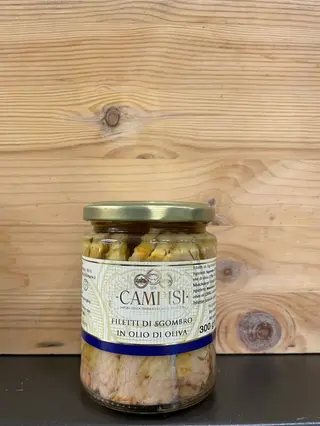 Filetti di sgombro in olio d‘Oliva 300gr