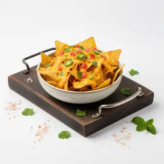 Nachos cu cheddar