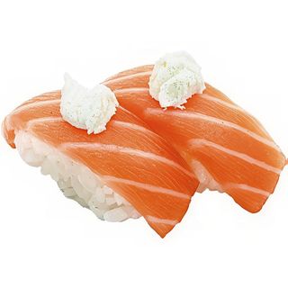 46. Nigiri salmón con queso (2 uds.)