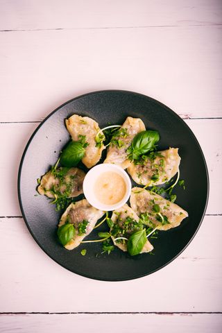 Pierogi z bobem WEGAŃSKIE