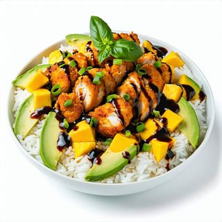Poke De Pollo Crujiente