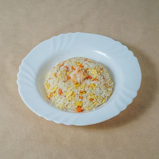 Arroz Frito Con Gambas