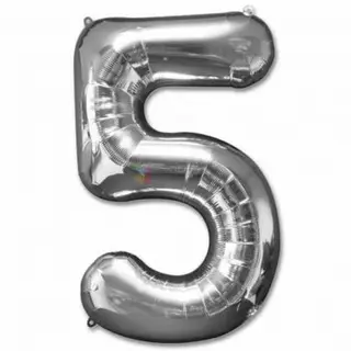 Balon cifra 5