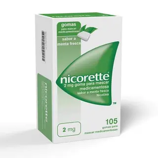 Gomas Menta Fresca Nicorette 2mg emb. 105 Un