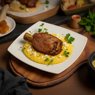 Ciolan de porc cu garnitura 850g