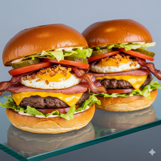 2 Hamburguesas Bacon