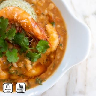 Feijoada de Gambas, Azeite de Gambas e Arroz de Coentros