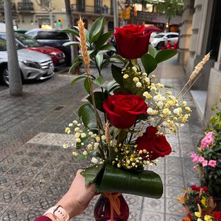 Centro de 3 rosas san Jordi