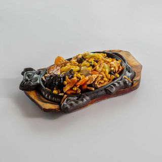 Pui cu porumb pe placa incinsa