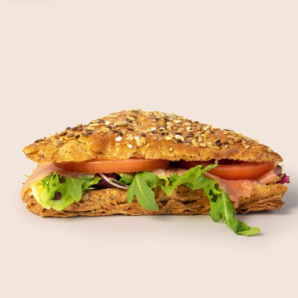 Trisandwich salmón
